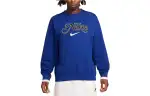 Nike Sweatshirts Men's Blue Crew Neck Moderate Regular