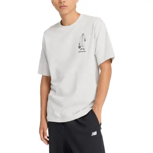 New Balance T Shirt Men's Ash Heather