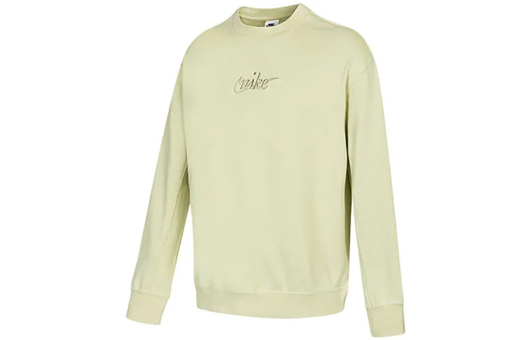 Nike Sweatshirts Men's Green Crew Neck Moderate Other