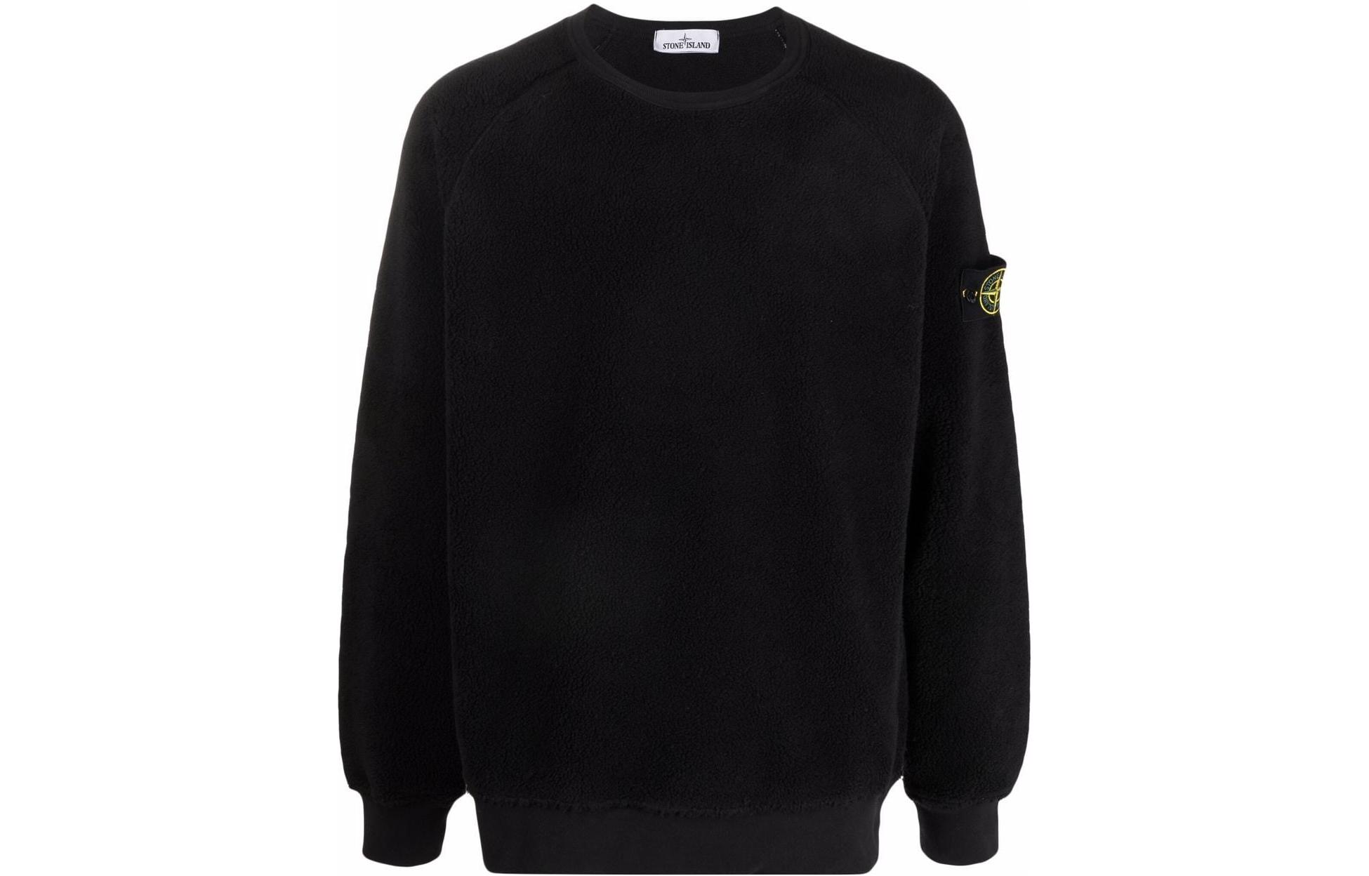 Мужское худи STONE ISLAND (черное)