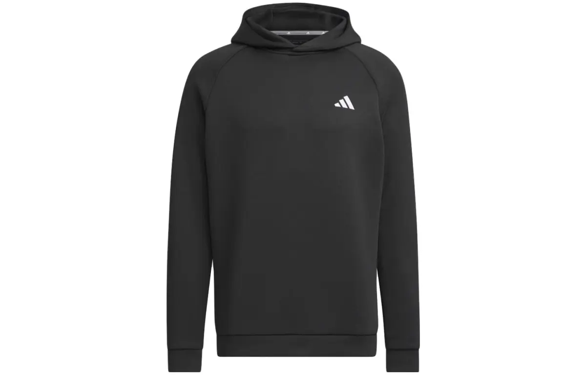 Adidas Sweatshirts Men's Black Hooded Moderate Straight Fit