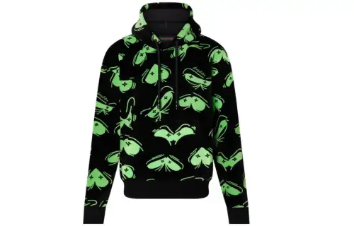 LOUIS VUITTON Pre Owned 2022 Eyes print Hoodie