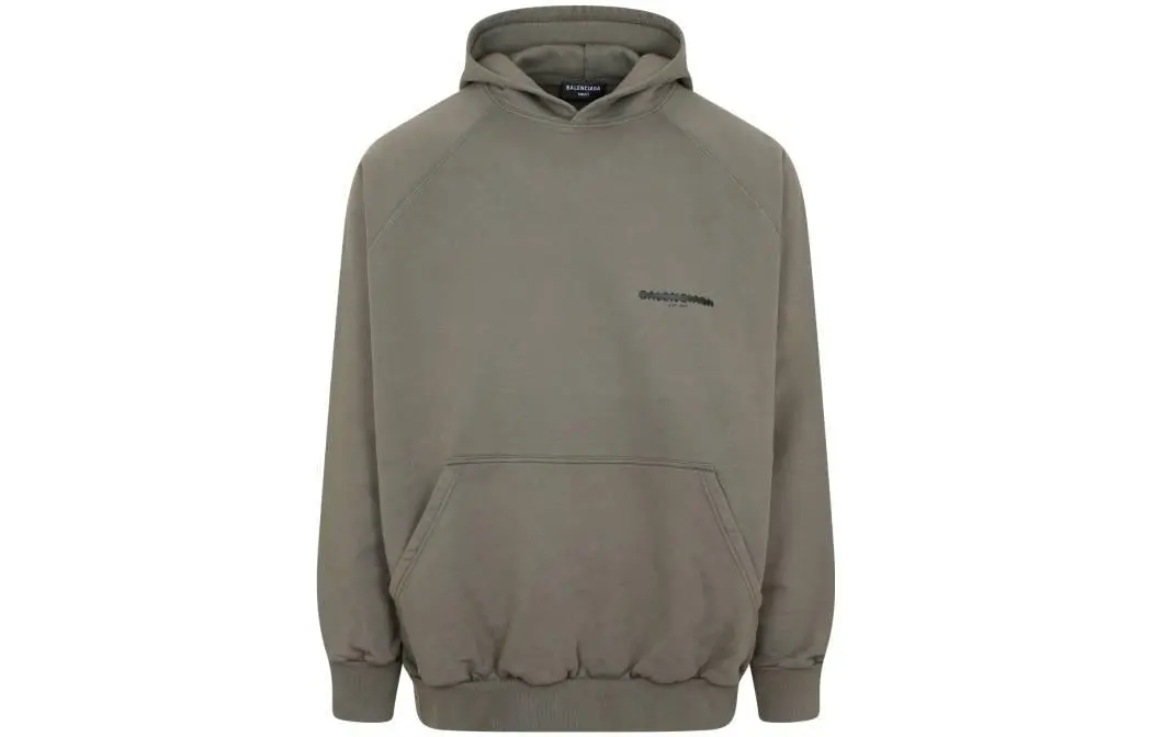 Balenciaga FW22 Sweatshirt Loose Fit Men's Army Green