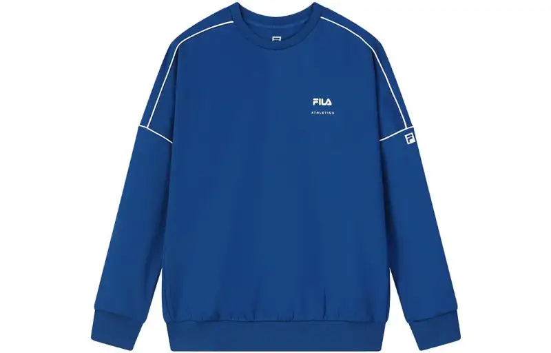FILA Fitness Sweatshirts Men's Galaxy Blue Crew Neck Moderate Regular
