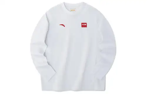 ANTA Sweatshirts Men's White Crew Neck Moderate Regular