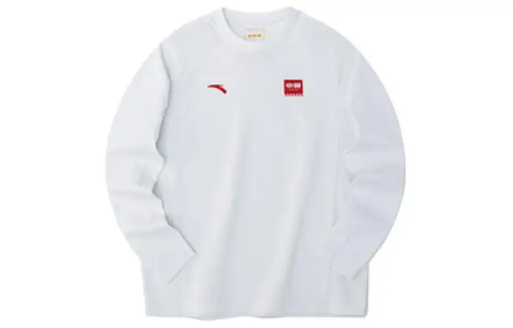 ANTA Sweatshirts Men's White Crew Neck Moderate Regular