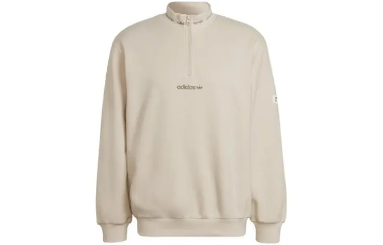 Adidas Originals Trefoil Linear Sweatshirt Unisex Linen