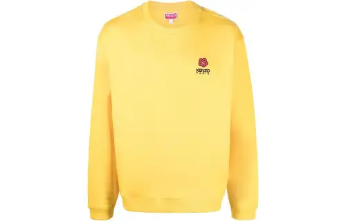 Kenzo Boke Flower-embroidered cotton sweatshirt