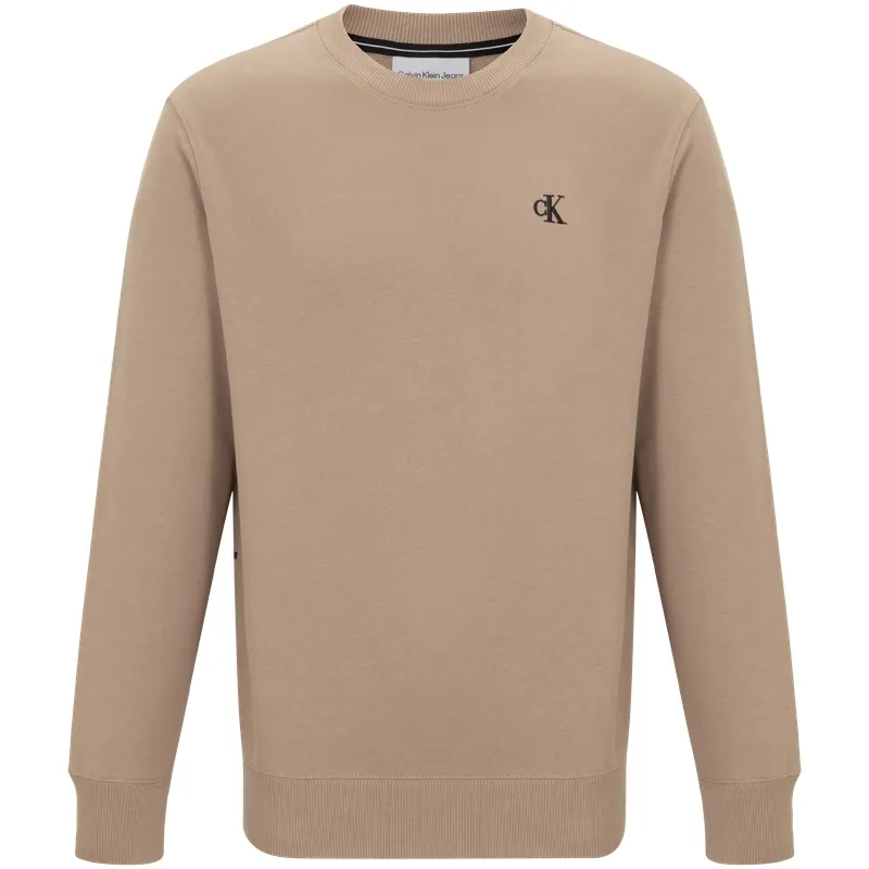 CALVIN KLEIN Sweatshirt Men's Coffee