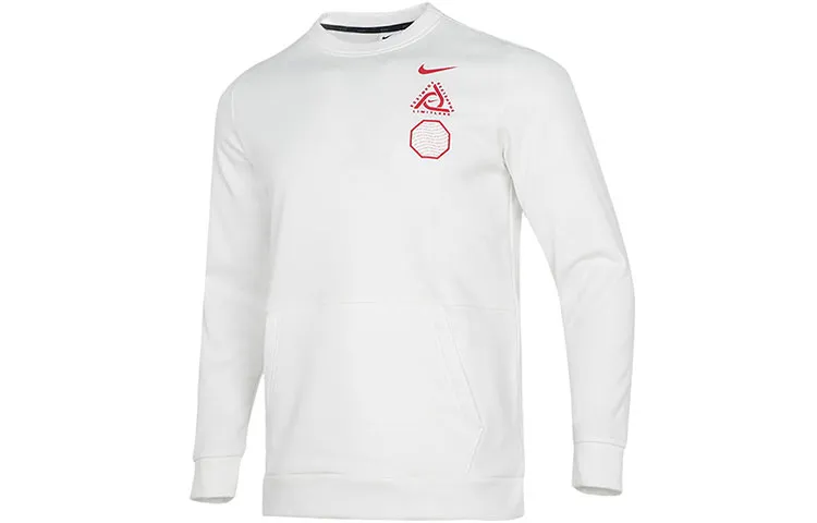 Nike Chinese New Year Sweatshirts Men's White Crew Neck Moderate Regular