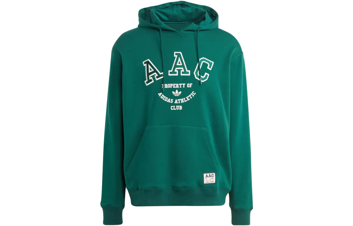 Adidas Originals AAC Sweatshirts Men's Forest Green Hooded (Non-detachable) Moderate Straight Fit