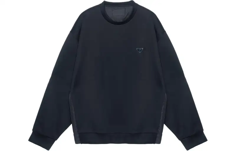 【Previous Season】triangle-logo cotton sweatshirt