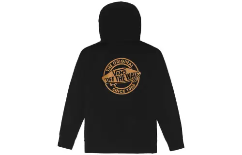 Vans Sweatshirts Unisex Black Hooded Moderate