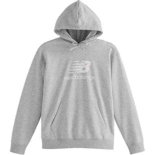 New Balance Logo Printed Drawstring Hoodie