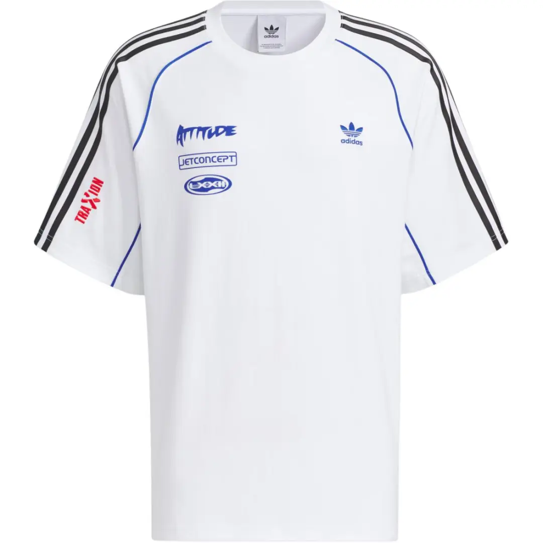 Adidas Originals ADICOLOR MOTORCORE T SHIRT T Shirt Men's White