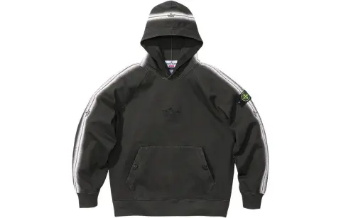 Supreme Stone Island Stripe Hooded Sweatshirt