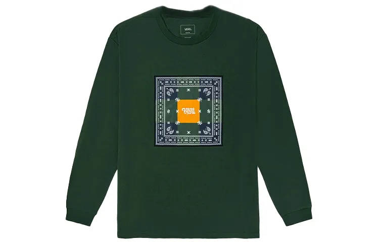 Vans Sailor Moon Sweatshirts Men's Green Crew Neck Moderate