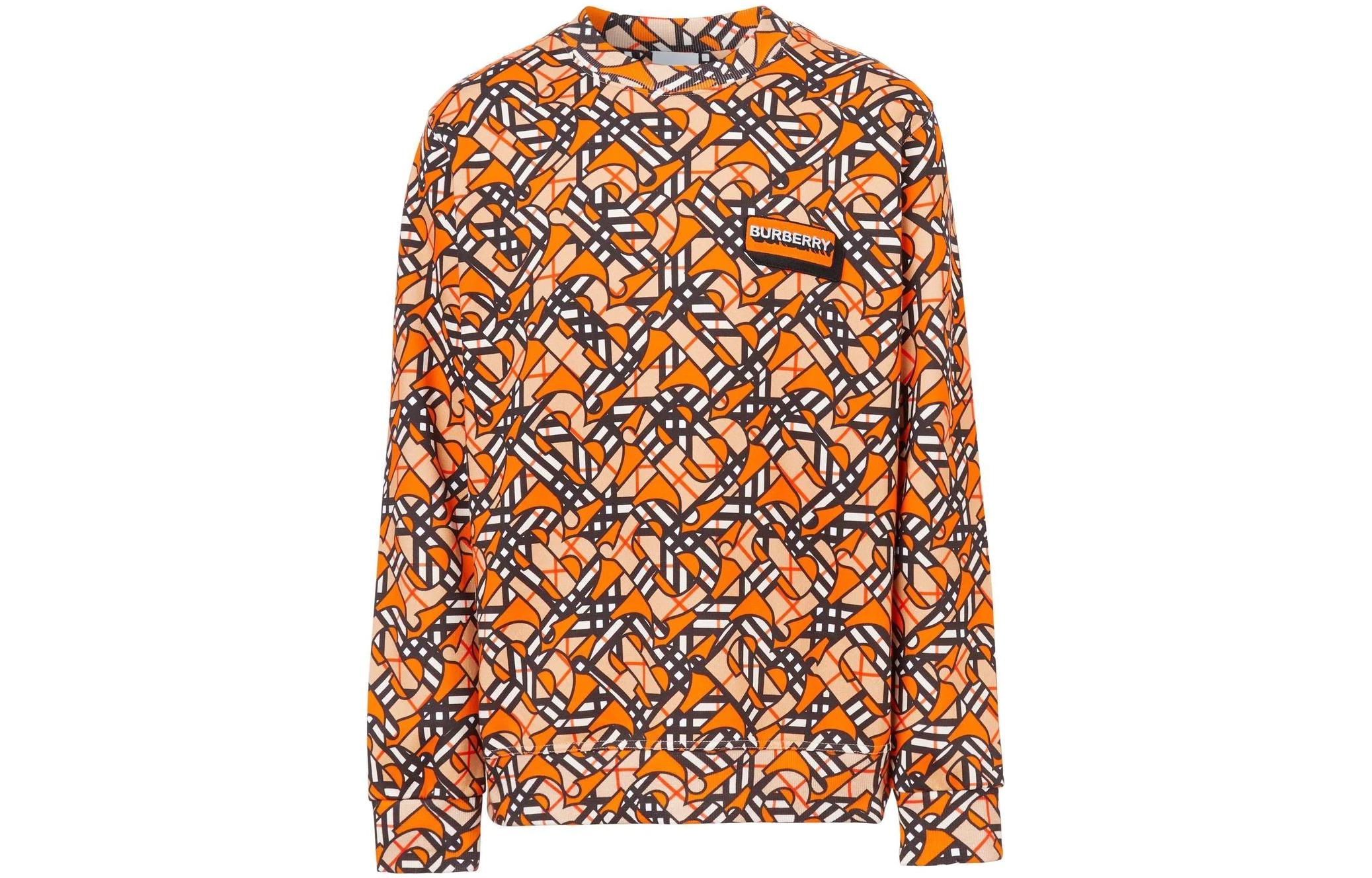 Burberry SS22 Sweatshirt Men's Orange