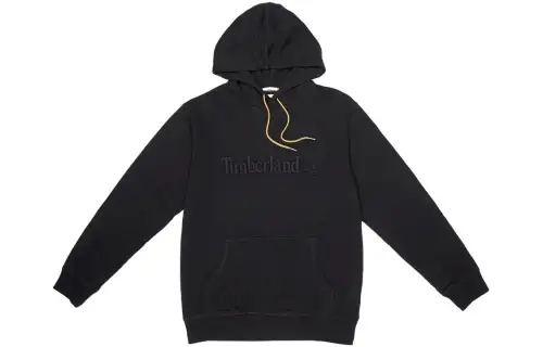 Timberland Sweatshirts Men's Black Hooded Moderate