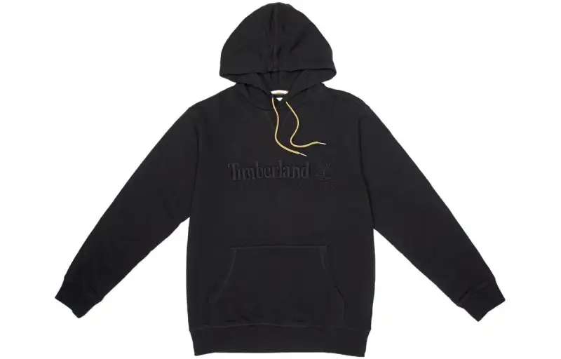 Timberland Sweatshirts Men's Black Hooded Moderate