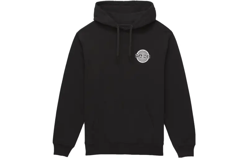 Vans Circle Back Sweatshirts Unisex Black Hooded Moderate Other