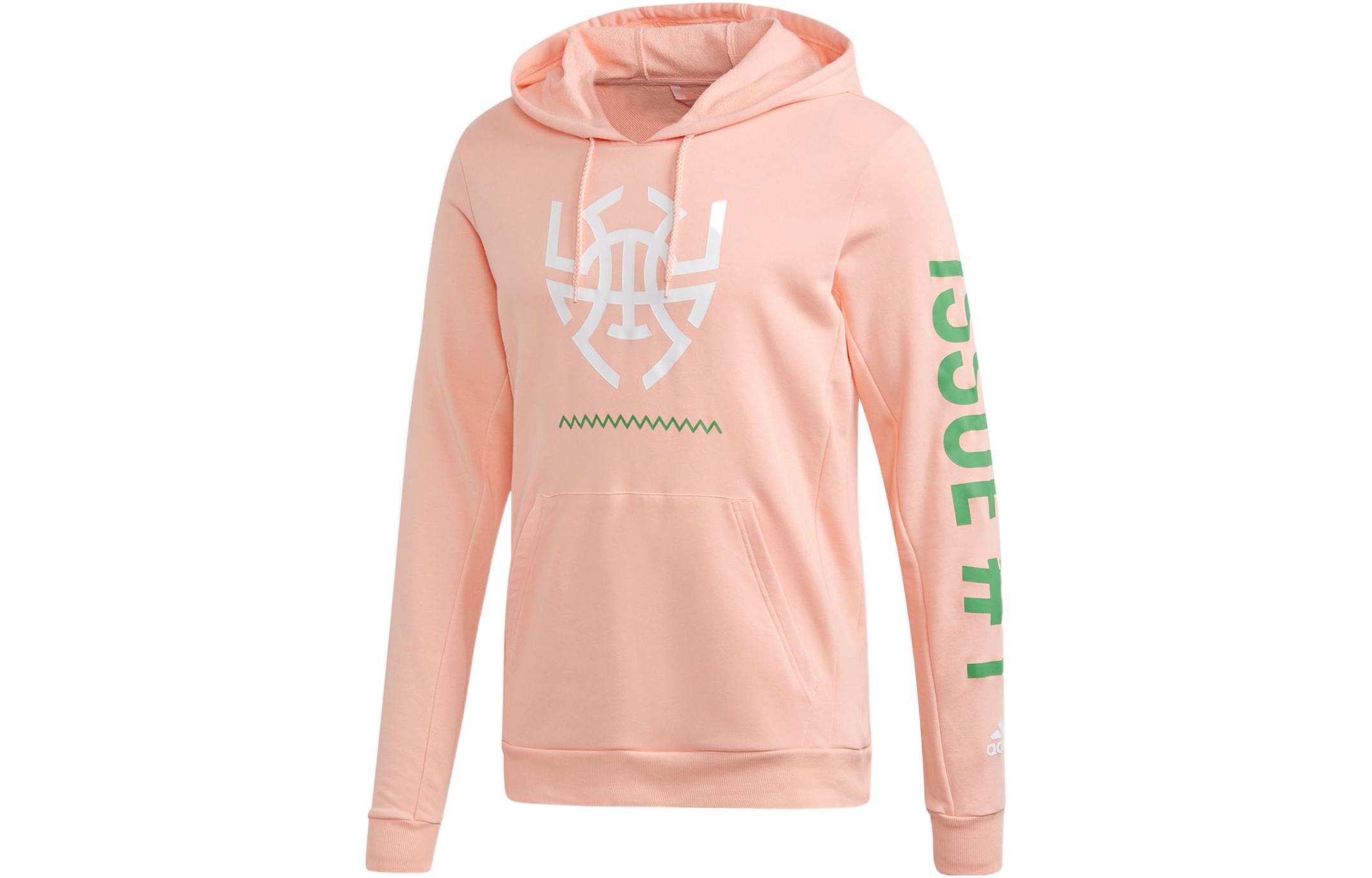 Adidas Donovan Mitchell Sweatshirts Men's Glossy Powder Hooded Moderate
