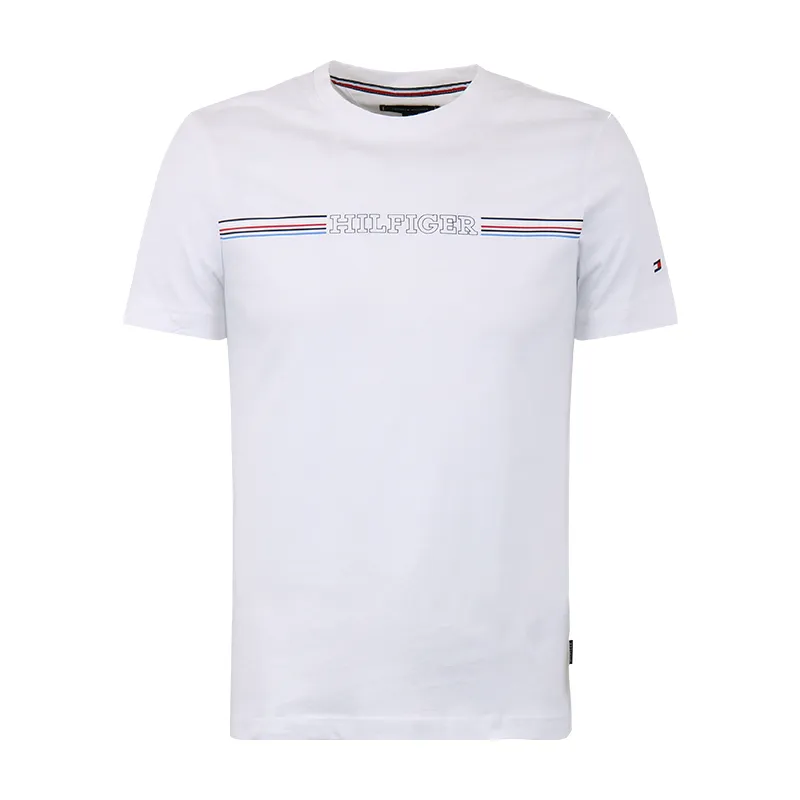 Tommy Hilfiger T-Shirts Men's Crew Neck Moderate