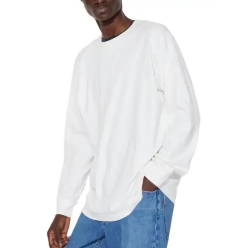 UNIQLO T Shirts Unisex White Crew Neck Moderate
