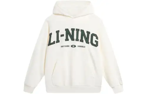 Li Ning Weekend Youth Sweatshirt Unisex Ivory