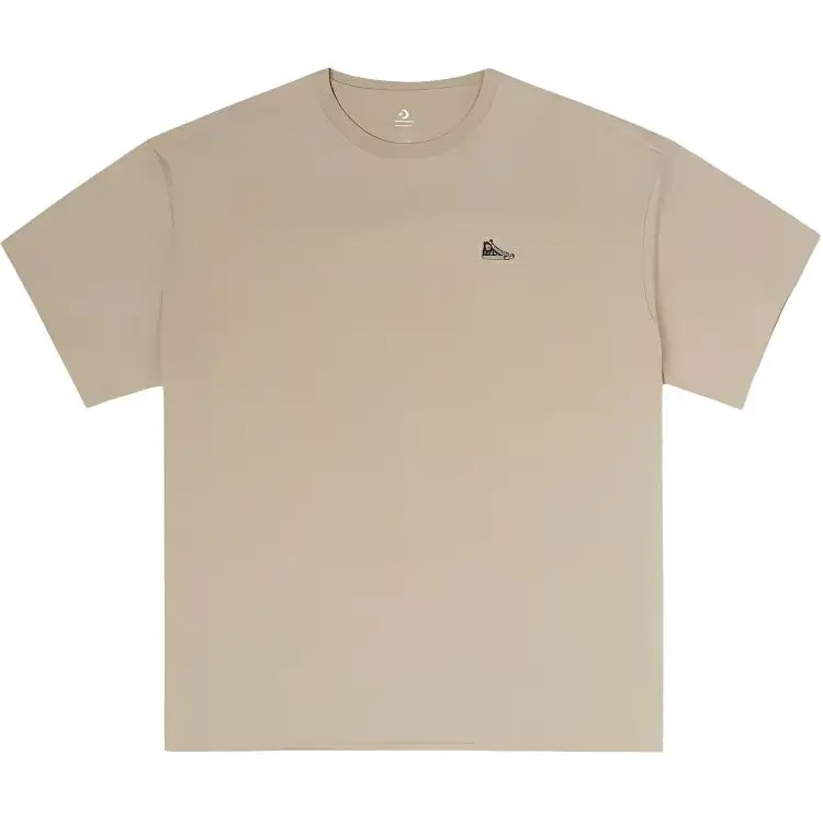 Converse T Shirts Unisex Brown Crew Neck Moderate