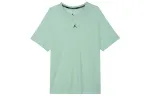Jordan T Shirts Men's Mint Crew Neck Moderate Straight Fit
