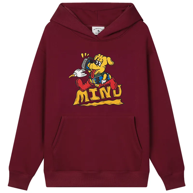 MIND ERROR Sweatshirts Unisex Hooded Thickened Regular