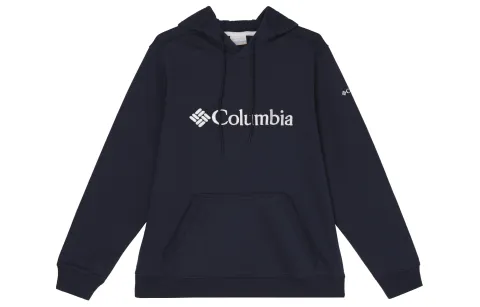 Columbia Sweatshirts Men's Blue Hooded Moderate Straight Fit