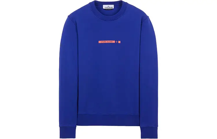 STONE ISLAND Sweatshirts Men's Blue Crew Neck Moderate