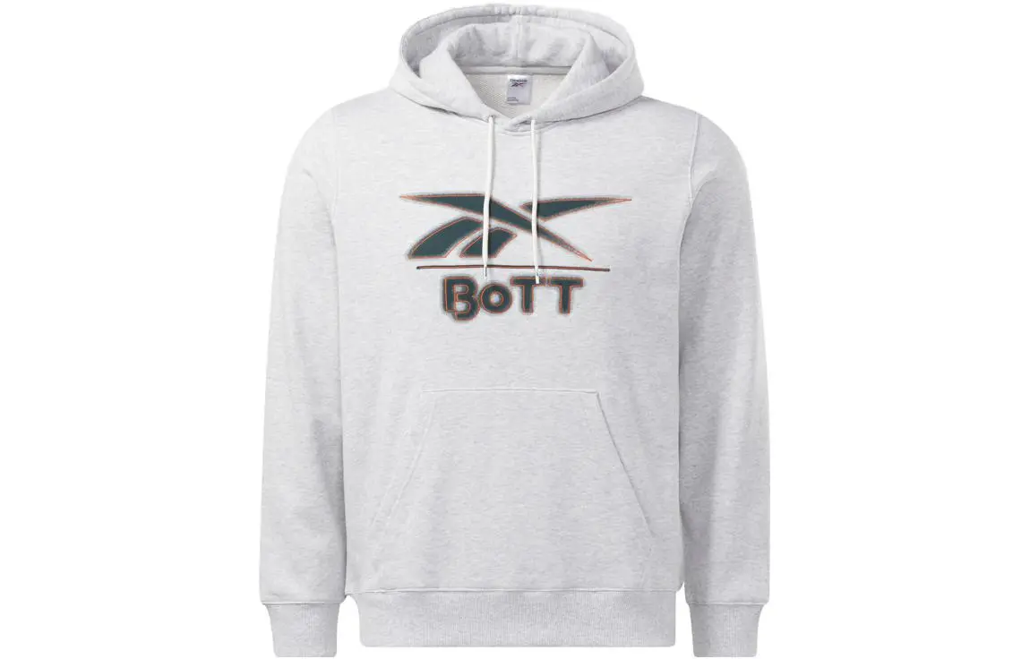 Reebok Sweatshirts Unisex Gray Hooded Moderate Regular