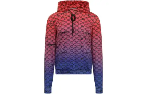 OFF-WHITE Iridescent Gradient All Over Arrows Monogram Hoodie 