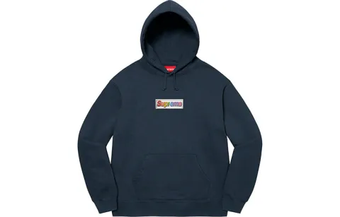 Supreme Bling Box Logo Hooded Sweatshirt