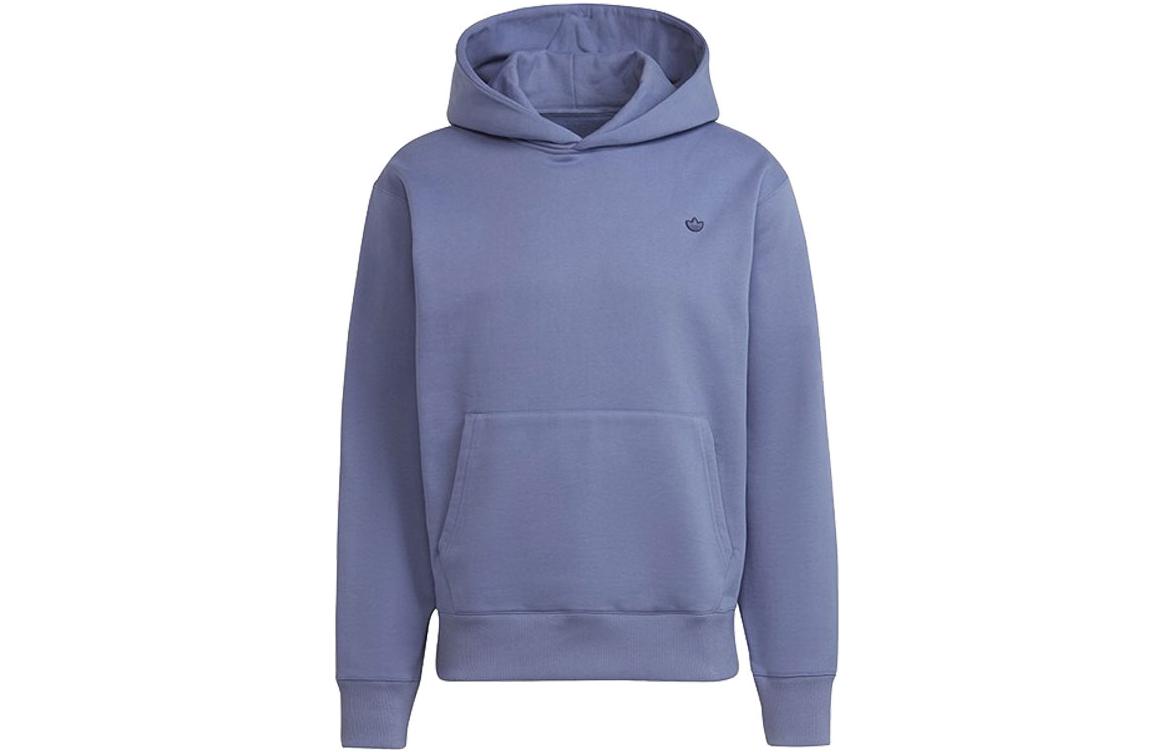 Adidas, сиреневый лонгслив с капюшоном, с печатью вашего логотипа