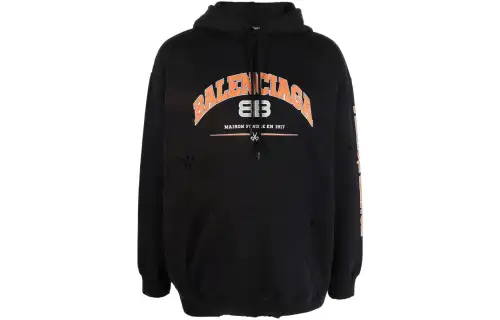 Balenciaga Pre Owned 2010s Logo Hoodie