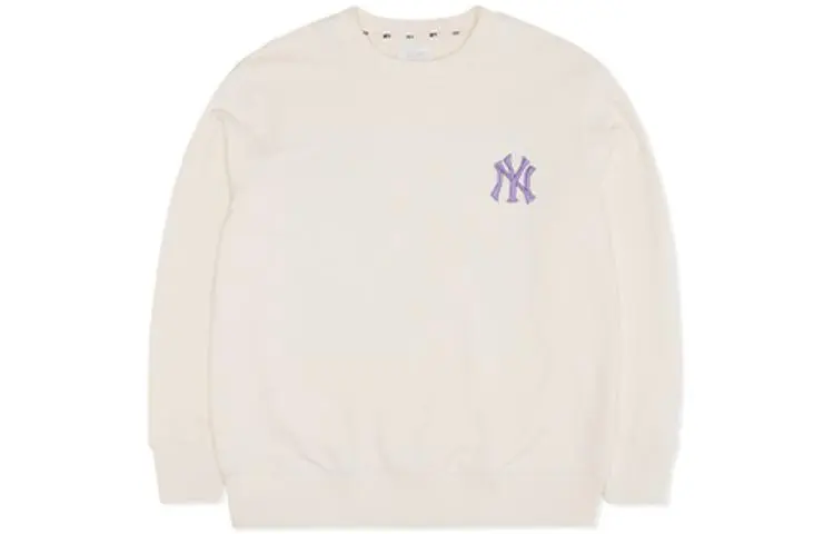 MLB Sweatshirts Unisex White Crew Neck Moderate