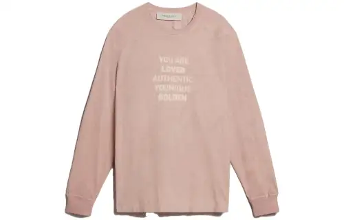 Golden Goose Sweatshirts Men's Pink Crew Neck Moderate Other