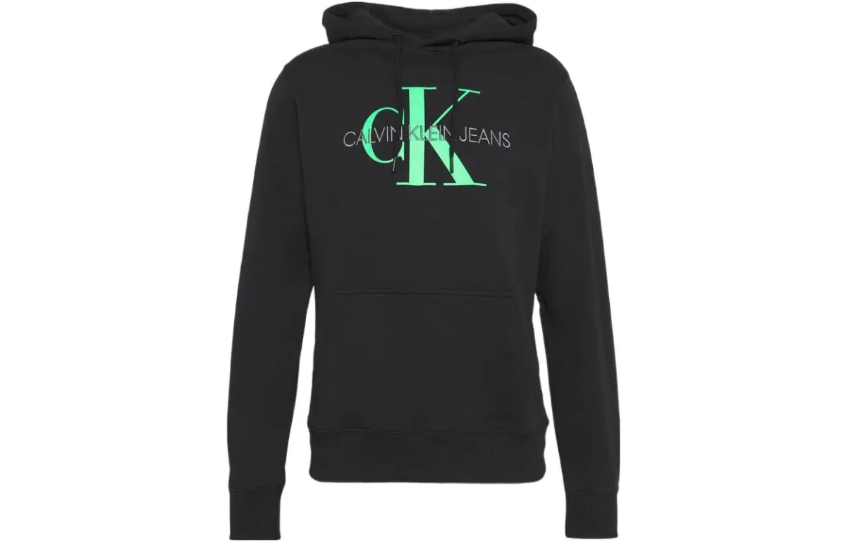 Calvin Klein Sweatshirts Men's Black Hooded Moderate
