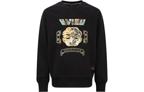 EVISU Sweatshirts Unisex Crew Neck Moderate Regular