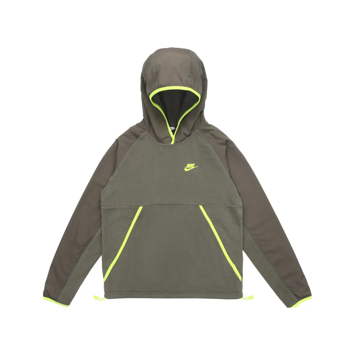 Nike Sweatshirts Men's Green Hooded (Non-detachable) Moderate