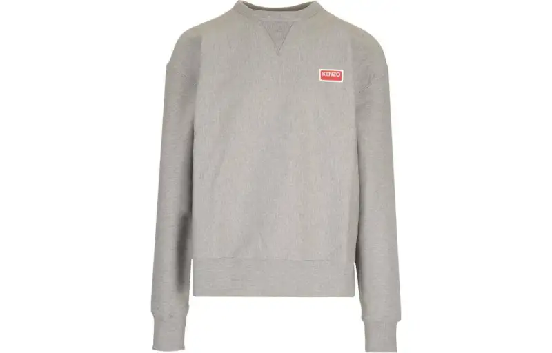 KENZO Logo-Patch Crewneck Sweatshirt