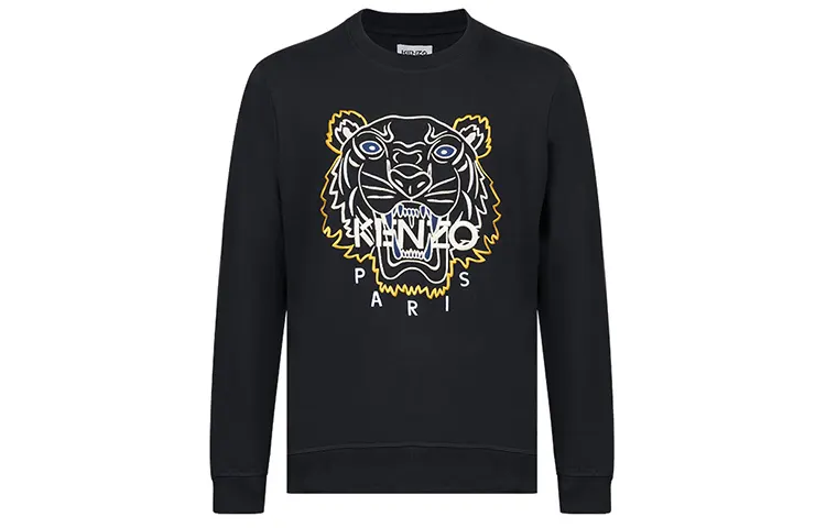 KENZO SS22 Classic Tiger Crew Sweat Black