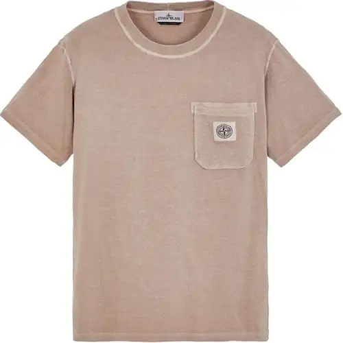 STONE ISLAND T Shirt Men's Light Umber