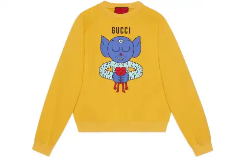 GUCCI Love Parade Sweatshirt Men's Yellow