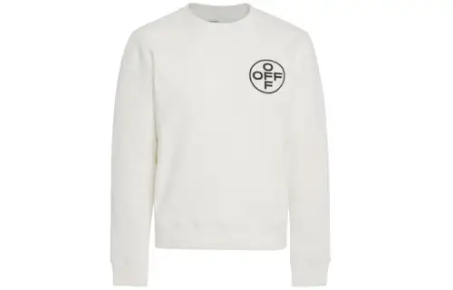 OFF WHITE SS22 Sweatshirts Men's White Crew Neck Moderate Regular