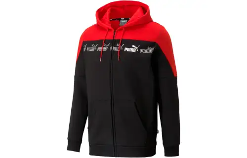 PUMA Sweatshirt Men's Black Red